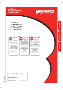 Philips 42MF237S-37E Manuel du propriétaire
