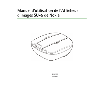 Nokia SU-5 Manuel du propriétaire | Fixfr