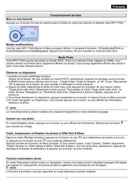 Genius DPF-T1000 Manuel du propriétaire