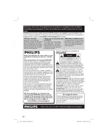 Philips DVP1013-37B Manuel du propriétaire | Fixfr