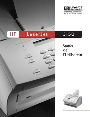 HP LASERJET 3150 ALL-IN-ONE PRINTER Manuel du propriétaire | Fixfr