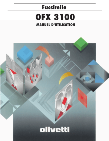 Olivetti ofx 3100 Manuel du propriétaire | Fixfr