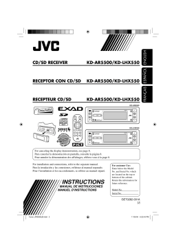 JVC KD-LHX550 Manuel du propriétaire