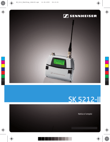 Manuel du propriétaire | Sennheiser SK 5212-II Manuel utilisateur | Fixfr