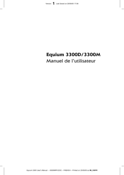 Toshiba EQUIUM 3300 M/D Manuel du propriétaire
