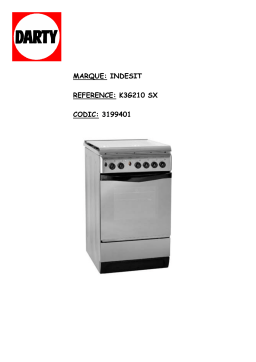 Indesit K3G21SX Manuel du propriétaire