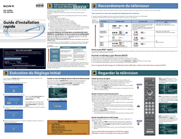 Sony KDL-32XBR4 Manuel du propriétaire | Fixfr