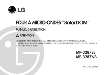 LG MP-3287NB Manuel du propriétaire | Fixfr