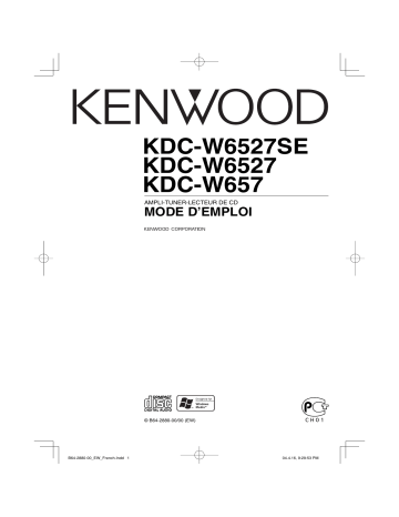 Kenwood KDC-6527 Manuel du propriétaire | Fixfr