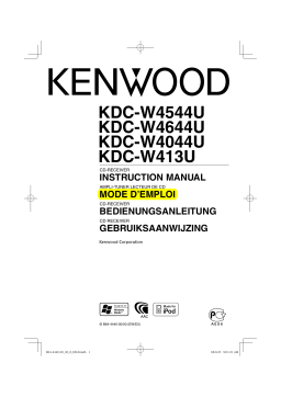 Kenwood KDC-W413U Manuel du propriétaire