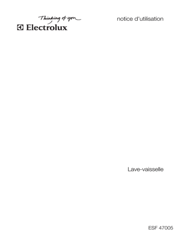 ESL6327LO | ESF 47005 | Electrolux ES16541LOX Manuel du propriétaire | Fixfr