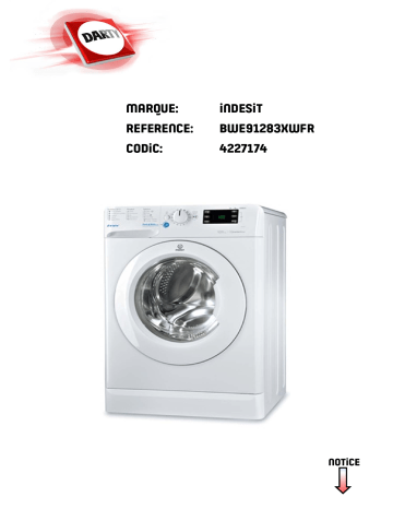 BWE91283XWFR.1 | Indesit IWC 61052 C FR Manuel du propriétaire | Fixfr