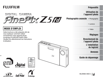 Fujifilm Z5fd Manuel du propriétaire | Fixfr
