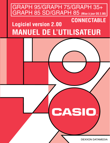 Casio GRAPH 95 SD Manuel du propriétaire | Fixfr