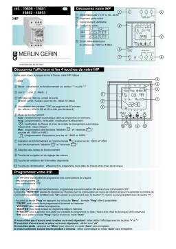 MERLIN GERIN IHP Manuel du propriétaire