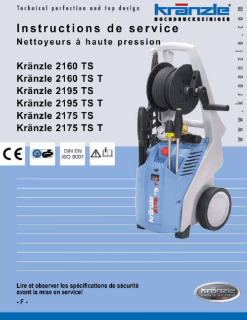 Kranzle 2160TST Manuel du propriétaire | Fixfr