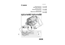 Canon Optura 50 Manuel du propriétaire