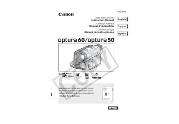 Canon Optura 50 Manuel du propriétaire | Fixfr