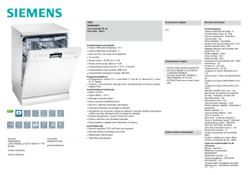 Siemens SN778D06TE Manuel du propriétaire | Fixfr