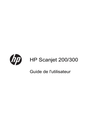 ScanJet 300 (L2733A) | HP SCANJET 200 (L2734A) Manuel du propriétaire | Fixfr