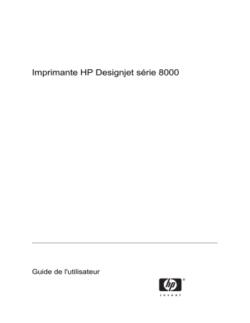 HP DESIGNJET 8000 Manuel du propriétaire | Fixfr