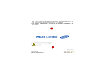 Samsung SGH-F300 Manuel du propriétaire | Fixfr