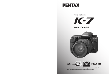 K7 | Pentax K-7 Manuel du propriétaire | Fixfr