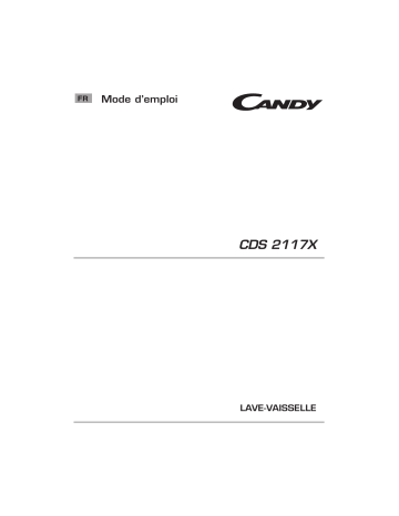 Candy CDS 2117X-47 Manuel du propriétaire | Fixfr