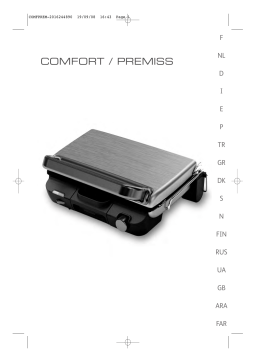 SEB GC3013 GRIL ULTRACOMPACT COMFORT INOX Manuel du propriétaire