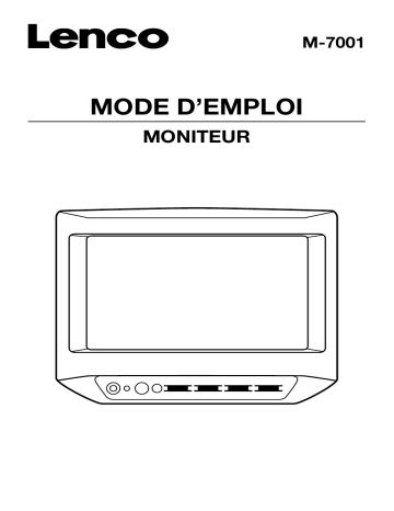 Manuel du propriétaire | Lenco M-7001 Manuel utilisateur | Fixfr