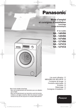 Panasonic NA-147VB6WGN Manuel du propriétaire