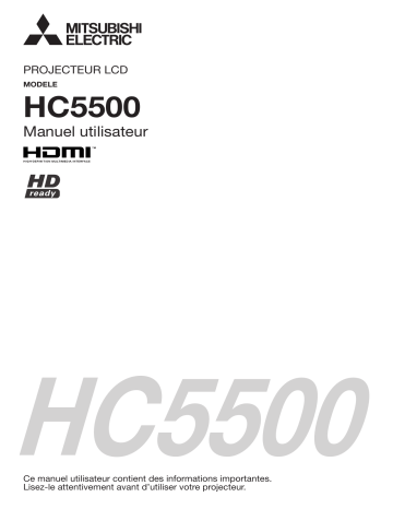 Mitsubishi HC5500 Manuel du propriétaire | Fixfr