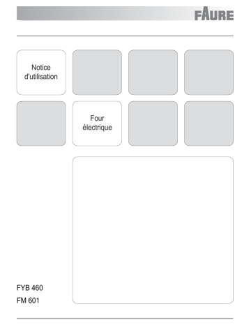 Faure FYB460W Manuel du propriétaire | Fixfr