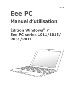 Asus Eee PC 1215B Manuel du propriétaire