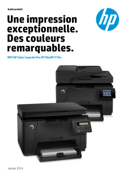 HP LASERJET PRO MFP M177FW (CZ165A) Manuel du propriétaire