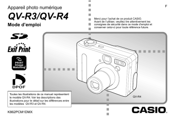 Casio QVR3-R4 Manuel du propriétaire | Fixfr
