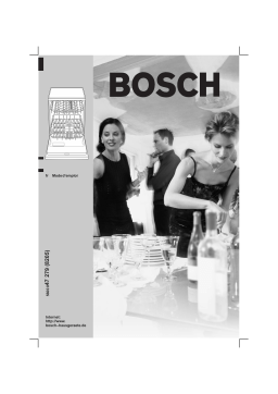 Bosch SHV33A03 Manuel du propriétaire