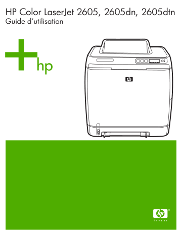 HP COLOR LASERJET 2605 Manuel du propriétaire | Fixfr