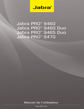 Jabra pro 9470 Manuel du propriétaire | Fixfr