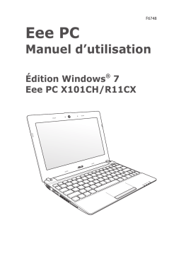 Asus X101CH-PIK021S Manuel du propriétaire