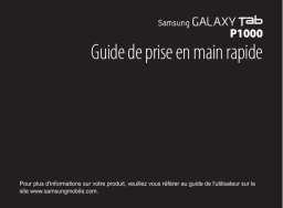 Samsung GT-P1000/M16 Manuel du propriétaire