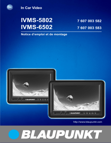Blaupunkt IVMS-6502 Manuel du propriétaire | Fixfr