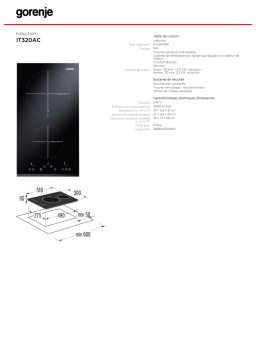 Gorenje IT320AC Manuel du propriétaire