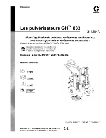 Manuel du propriétaire | Graco GH 833 Manuel utilisateur | Fixfr