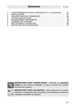 Smeg SC709XSA Manuel du propriétaire