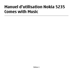 Nokia 5235 COMES WITH MUSIC Manuel du propriétaire