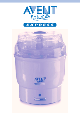 Avent STERILISATEUR VAPEUR ELECTRIQUE EXPRESS Manuel du propriétaire