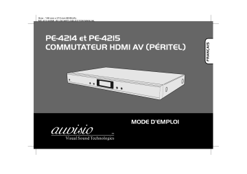 PE-4215 | Manuel du propriétaire | Auvisio PE-4214 Manuel utilisateur | Fixfr