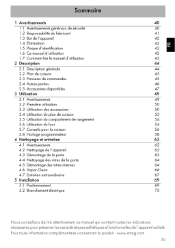 Smeg SCD91CMX9 Manuel du propriétaire