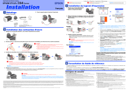 Epson Stylus C64 Manuel du propriétaire